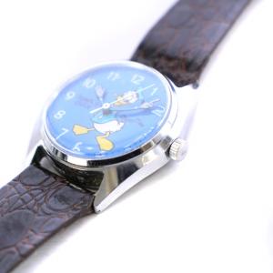 SEIKO Disney Time DONALD DUCK ディズニータイム ドナルドダック 腕時計 自動巻き 青色文字盤 レザーベルト