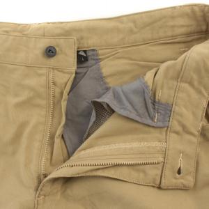 KLATTERMUSEN フェンリルパンツ チノパンツ ジップフライ ロゴ 刺繍 L 茶 ブラウン