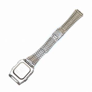 SEIKO リストトーク WRISTTALK 腕時計 ウォッチ クオーツ デジタル SS 音声 スクエア シルバー色 A964-4A0A