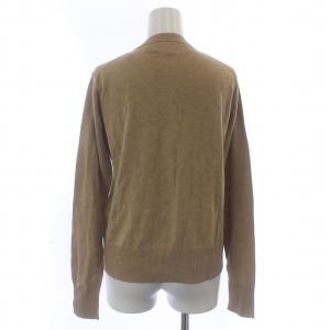 POLO RALPH LAUREN カーディガン ニット 薄手 長袖 ピマコットン タグ付き ロゴ 刺繍 S ベージュ