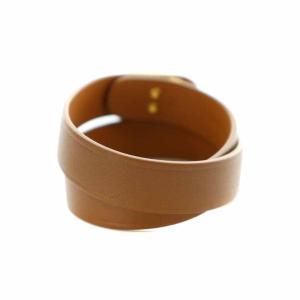 Christian Dior 30 Montaigne ブレスレット レザー ダブル CDロゴ ブラウン