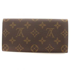 LOUIS VUITTON モノグラム ポルト サークルバイフォールド 円 二つ折り 長財布 札入れ ウォレット 茶 ブラウン M61820
