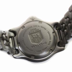 TAG Heuer セル 腕時計 デイト 黒文字盤 シルバー WG1313-0