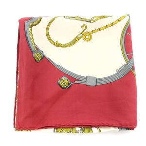HERMES エルメス カレ90 スカーフ シルク Maitres de la Foret 箱付き