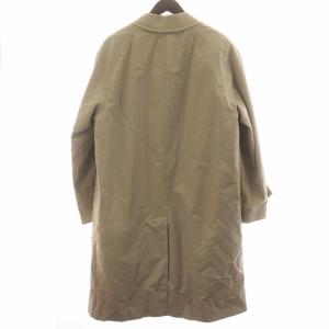 BURBERRY LONDON ヴィンテージ 英国製 バルマカーン コート ステンカラー ロング ノバチェック ライナー付き 48 M位 ベージュ GY22