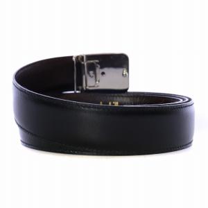 dunhill ベルト レザー ロゴバックル イタリア製 40/100 黒 ブラック 茶 ブラウン