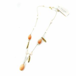 kate spade new york ベストバッド BEST BUDS ネックレス タグ付き アクセサリー ペンダント ビーズ ゴールド色 マルチカラー WBRUH933