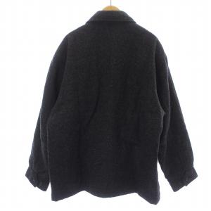 WOOLRICH ブルゾン ジャケット スウィングトップ 長袖 アシックス社製 ヴィンテージ ジップアップ 裏地キルティング M チャコールグレー