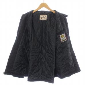 WOOLRICH ブルゾン ジャケット スウィングトップ 長袖 アシックス社製 ヴィンテージ ジップアップ 裏地キルティング M チャコールグレー