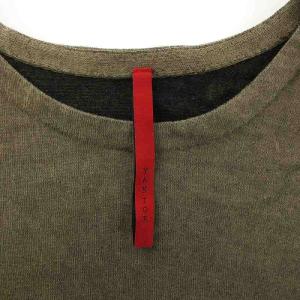 YANTOR HighGaugeCotton Knit Cut&Sewn ハイゲージコットンニットカットソー Tシャツ 半袖 切替 メッシュ