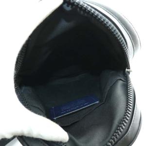 COACH ボディ ショルダーバッグ スリングバッグ PVC シグネチャー ロゴ 総柄 シルバー金具 黒 ブラック F83135