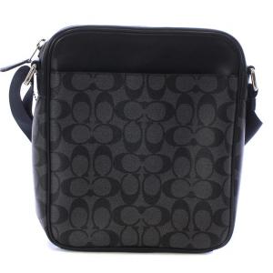 COACH ショルダーバッグ 斜め掛け シグネチャー PVC 黒 ブラック F54788