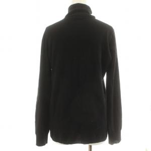 【美品】 MONCLER セーター ロゴ マグリア リブ ブラック M Black Embroidered Logo Wool & Cashmere Sweater - Sweaters