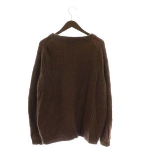 SHIPS ニット セーター カシミア 長袖 ボトルネック プルオーバー L 茶色 ブラウン