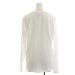 EMPORIO ARMANI ロングスリーブTシャツ カットソー 長袖 プリント柄 42 XL 白 ホワイト