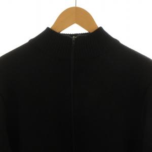 HARLEY DAVIDSON ニットジャケット ジップアップ 長袖 サイドライン バッグロゴ ウール スタンドカラー L 黒 ブラック オレンジ GY22