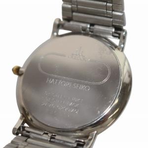 SEIKO CREDOR クレドール 腕時計 ウォッチ クォーツ ラウンド SS×18KT 文字盤シルバー色 ゴールド色 2F70-0290