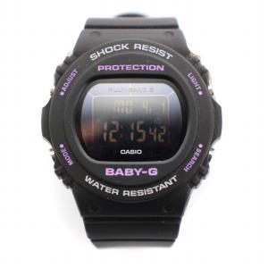 BABY-G CASIO カシオ CASIO 腕時計 デジタル タフソーラー 20気圧防水 デイト 稼働品 黒 ブラック BGD-5700-1JF GY18