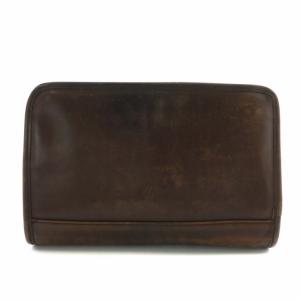 COACH オールドコーチ セカンドバッグ クラッチバッグ レザー 茶色 ブラウン 9833