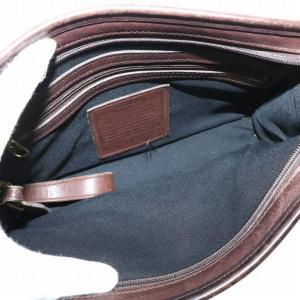 COACH オールドコーチ セカンドバッグ クラッチバッグ レザー 茶色 ブラウン 9833