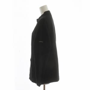 BURBERRY GOLF ポロシャツ カットソー 長袖 ノバチェック ハーフジップ ロゴ L 黒 ブラック GY12