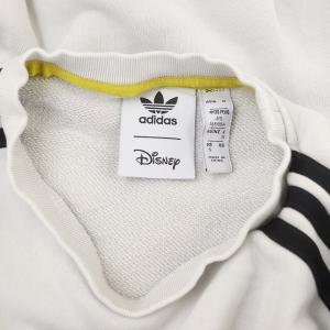 adidas Originals 59 ディズニーコラボ スウェット トレーナー プルオーバー 長袖 ロゴ刺繍 プリント S グレー GY12