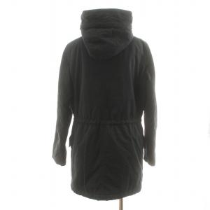 HERNO 中綿コート フード付き ジップアップ ミドル 42 M 黒 ブラック GY18