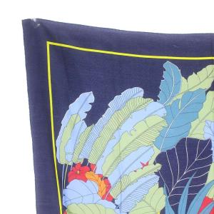 Christian Dior スカーフ ストール 大判 花 鳥 南国 ロゴ マルチカラー