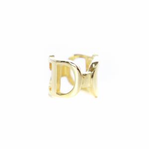 Christian Dior スカーフリング CDロゴ ゴールドカラー