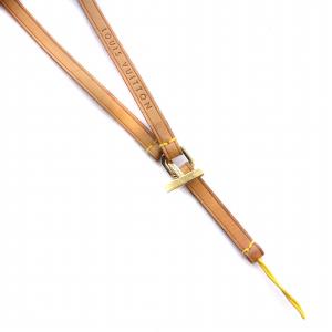 バンドリエール テレフォン ジャポン ネックストラップ ヌメ革 レザー ロゴ型押し ベージュ M63058