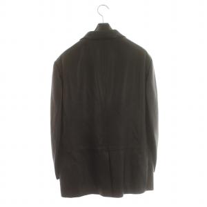 LOEWE ラムレザー テーラードジャケット 58 ブラック