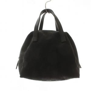 GUCCI ミニハンドバッグ GG柄 キャンバス レザー ロゴ 黒 ブラック 124542 2888 GY18