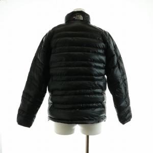 THE NORTH FACE ダウンジャケット ブルゾン 長袖 ジップアップ ロゴ 刺繍 M 黒 ブラック NDW18003 GY03