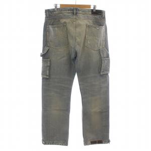 AMIRI ダメージクラッシュ加工スキニーデニムパンツ 28 ホワイト AMIRI ダメージクラッシュ加工スキニーデニムパンツ 28 ホワイト