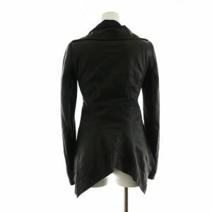 Rick Owens ライダースジャケット レザー 革ジャン フルジップ 長袖 ブラック