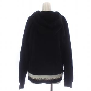 MONCLER MAGLIA GIROCOLLO プルオーバーパーカー S ブラック E10938062000