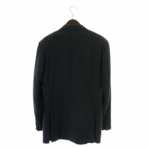 PAUL SMITH SUPER100S 日本製 スーツ テーラードジャケット ウール シングル 3B 総裏地 肩パッド サイドベンツ XL グレー