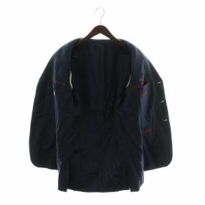 PAUL SMITH SUPER100S 日本製 スーツ テーラードジャケット ウール シングル 3B 総裏地 肩パッド サイドベンツ XL グレー