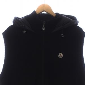 MONCLER MAGLIONE TRICOT GILET ダウンベスト XL ブラック