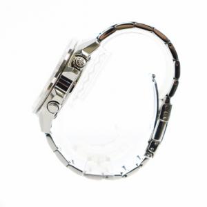 CASIO エディフィス EDIFICE 腕時計 ウォッチ 電波ソーラー デイト カレンダー付き クロノグラフ 黒文字盤 ロゴ シルバー色