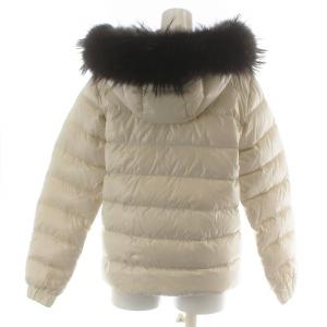 DUVETICA MAASYM JACKETS マアシム ダウンジャケット フィンラクーンファー ショート丈 ロゴ 40 L アイボリー