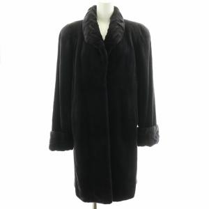 銀サガ 銀SAGA 毛皮コート シェアードミンクファー F 茶 ブラウン GY18