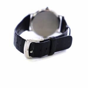 SEIKO DOLCE ドルチェ 腕時計 クォーツ ラウンド 白文字盤 シルバーカラー 黒 ブラック 5E31-6D30