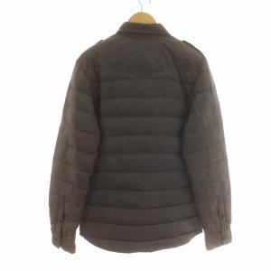 MONCLER GRENOBLE グルノーブル ダウンジャケット ライトダウン ワッペン 3 XL グレー 10012
