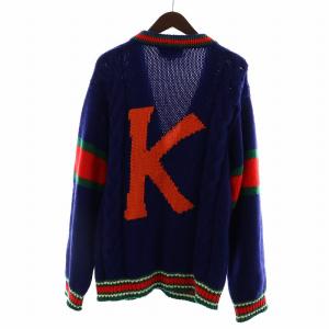 GUCCI ABCDEFGUCCI オーダーコレクション ニット カーディガン シェリーライン イニシャルK