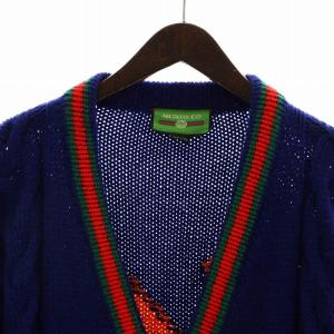 GUCCI ABCDEFGUCCI オーダーコレクション ニット カーディガン シェリーライン イニシャルK