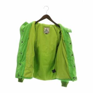 HYSTERIC GLAMOUR プリマロフトパファージャケット アウター ナイロン 中綿 フード ジップアップ ロゴ ワッペン M 緑 グリーン 0223AB15