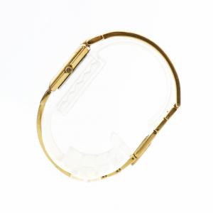 GIVENCHY REG.MODEL 腕時計 ウォッチ クォーツ 2P ラインストーン 青文字盤 スクエア ロゴ バングル ゴールド色 GY18