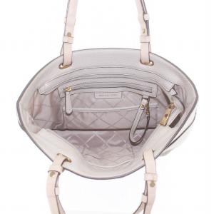 MICHAEL KORS トートバッグ ハンド レザー ロゴ ベージュ 35F3GTVT8B GY18