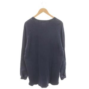 GRAMiCCi 16SS TALE CUT SWEAT EMBROIDERY スウェット カットソー 長袖 M 紺 ネイビー GMJK-16S003